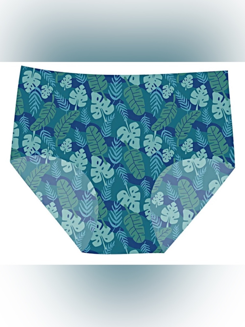 NWT, Women’s Cheek Boss brief panties, tropical print, medium, J79